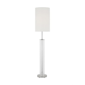 Generation Lighting-Leigh-9W 1 LED Medium Floor Lamp In Transitional Style-57 Inch Tall and 12 Inch Wide - 1226752