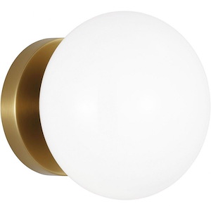 Generation Lighting-Lune-1 Light Wall Sconce In Modern Style-6.5 Inch Tall and 6.5 Inch Wide - 1227025