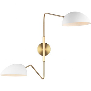 Generation Lighting-Ellen Collection -Jane-Two Light Swing Arm Wall Sconce