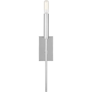 Generation Lighting-Brianna-1 Light Tail Wall Sconce In Uptown Chic Style-20 Inch Tall and 4 Inch Wide - 1226966