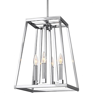 Generation Lighting-Sean Lavin-Pendant 4 Light in Transitional Style-13 Inch Wide by 18 Inch Tall