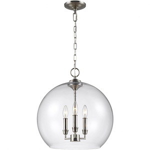 Feiss Lighting-Lawler-Pendant 3 Light in Traditional Style-16 Inch Wide by 16.75 Inch High