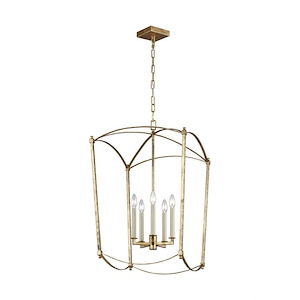 Generation Lighting-Sean Lavin-Chandelier 5 Light Steel in Period Inspired Style-19.25 Inch Wide by 31.25 Inch Tall - 729587