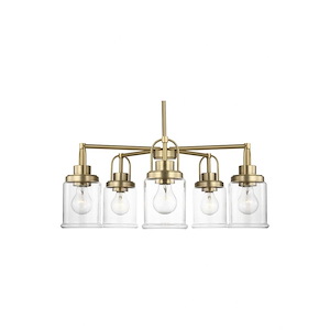 Anders - 5 Light Chandelier-16 Inch Tall and 24 Inch Wide - 1378052