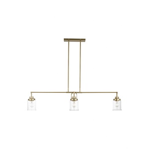 Anders - 4 Light Chandelier-9.5 Inch Tall and 48 Inch Wide - 1378053