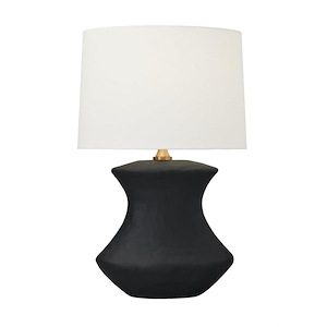 Generation Lighting-Bone-9W 1 LED Table Lamp In Transitional Style-2.5 Inch Tall and 17 Inch Wide