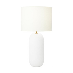 Generation Lighting-Fanny-9W 1 Led Slim Table Lamp In Transitional Style-2.38 Inch Tall And 15 Inch Wide