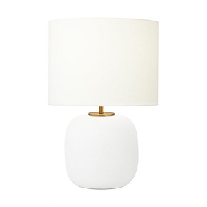 Generation Lighting-Fanny-9W 1 Led Wide Table Lamp In Transitional Style-28.38 Inch Tall And 15 Inch Wide - 1090805