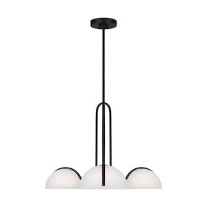 Nido - 3 Light Medium Chandelier In Modern Style-17 Inches Tall and 26 Inches Wide - 1315974