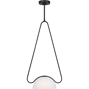 Nido - 1 Light Medium Pendant In Modern Style-23.75 Inches Tall and 8 Inches Wide