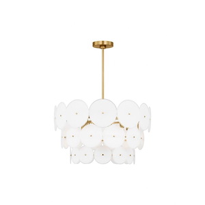 Emery - 12 Light Large Chandelier In Modern Style-17 Inches Tall and 28.5 Inches Wide