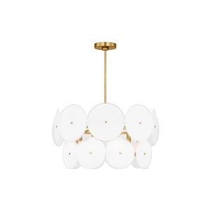 Emery - 6 Light Medium Chandelier In Modern Style-12.88 Inches Tall and 23.88 Inches Wide - 1316055