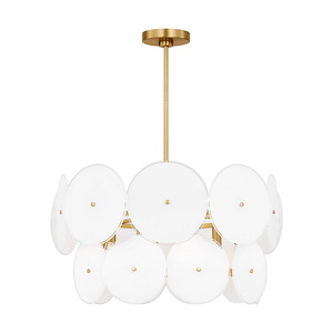 Emery - 6 Light Medium Chandelier In Modern Style-12.88 Inches Tall and 23.88 Inches Wide - 1316055