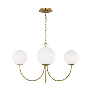 Noemie - 3 Light Medium Chandelier-16.63 Inches Tall and 32 Inches Wide - 1331820