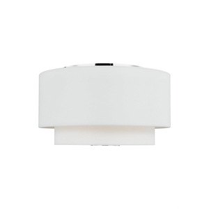 Generation Lighting-Sawyer-3 Light Flush Mount In Transitional Style-22.5 Inch Tall and 18 Inch Wide