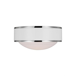 Generation Lighting-Monroe-9W 1 LED Flush Mount In Contemporary and Modern Style-18.88 Inch Tall and 5 Inch Wide