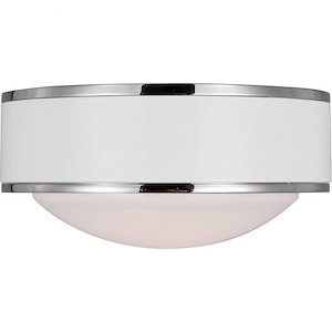 Generation Lighting-Monroe-9W 1 LED Flush Mount In Contemporary and Modern Style-18.88 Inch Tall and 5 Inch Wide - 1090834