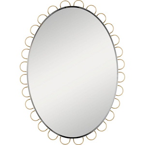 Tirreno - Oval Mirror-30.5 Inch Tall and 23.5 Inch Wide