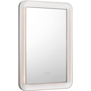Chopin - 31W LED Rectangular Illuminated Mirror-27 Inch Tall and 18 Inch Wide - 1395590