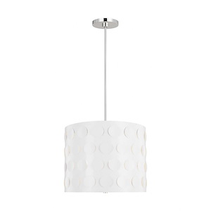 Generation Lighting-Dottie-3 Light Large Pendant In Midcentury Style-7 Inch Tall and 20.25 Inch Wide