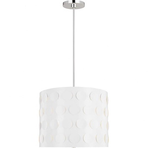 Generation Lighting-Dottie-3 Light Large Pendant In Midcentury Style-7 Inch Tall and 20.25 Inch Wide