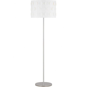 Generation Lighting-Dottie-9W 1 LED Floor Lamp In Midcentury Style-11.13 Inch Tall and 18.38 Inch Wide - 1090802