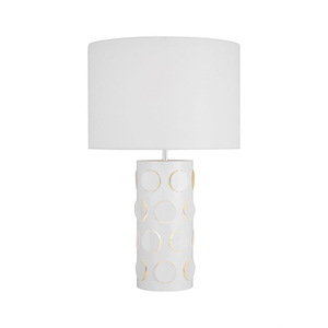 Generation Lighting-Dottie-18W 2 LED Table Lamp In Midcentury Style-13.25 Inch Tall and 16.5 Inch Wide - 1090793