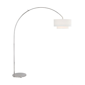 Generation Lighting-Sawyer-9W 1 LED Floor Lamp In Transitional Style-20 Inch Tall and 62.5 Inch Wide - 1090845