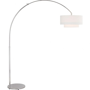 Generation Lighting-Sawyer-9W 1 LED Floor Lamp In Transitional Style-20 Inch Tall and 62.5 Inch Wide - 1090845