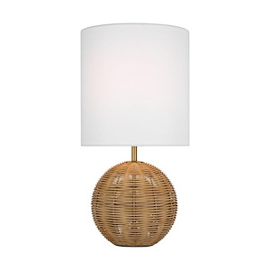 Mari - 9W 1 LED Small Table Lamp-18.25 Inches Tall and 9.5 Inches Wide