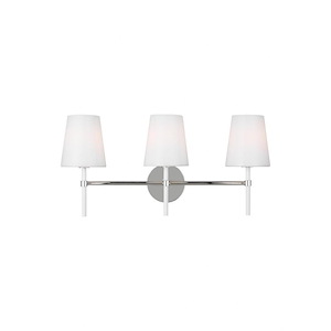 Generation Lighting-Monroe-3 Light Bath Vanity In Contemporary and Modern Style-75.25 Inch Tall and 23 Inch Wide