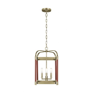 Generation Lighting-Hadley-4 Light Small Pendant-20.63 Inch Tall and 12.25 Inch Wide - 1105897