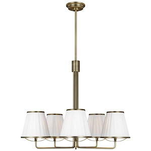 Generation Lighting-Esther-5 Light Medium Chandelier-21.38 Inch Tall and 26.5 Inch Wide