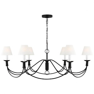 Generation Lighting-Lauren Ralph Lauren-Sullivan-6 Light Medium Chandelier-15.5 Inch Tall And 41.88 Inch Wide