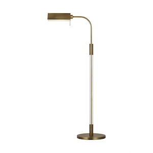 Generation Lighting-Robert-9W 1 LED Task Floor Lamp-49.5 Inch Tall and 23 Inch Wide