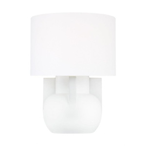 Generation Lighting-William-9W 1 LED Wide Table Lamp-24 Inch Tall and 18 Inch Wide
