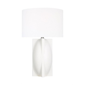 Generation Lighting-William-9W 1 LED Narrow Table Lamp-27.25 Inch Tall and 17 Inch Wide - 1105934