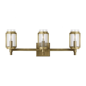 Flynn - 3 Light Bath Vanity In Mid-Century Modern Style-8.5 Inches Tall and 23.25 Inches Wide - 1105942