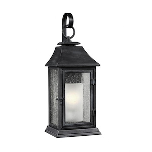 Generation Lighting-Sean Lavin-One Light Outdoor Wall Sconce in Transitional Style-7.38 Inch Wide by 19.13 Inch Tall - 460900