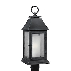 Generation Lighting-Sean Lavin-One Light Outdoor Post Mount in Transitional Style-8.5 Inch Wide by 23.63 Inch Tall