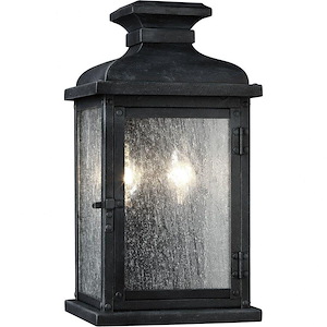 Generation Lighting-Sean Lavin-Two Light Outdoor Wall Sconce In Transitional Style-6.75 Inch Wide By 12.5 Inch Tall - 1227021