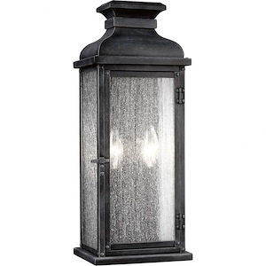 Generation Lighting-Sean Lavin-Two Light Outdoor Wall Sconce In Transitional Style-7 Inch Wide By 18.13 Inch Tall - 1227039