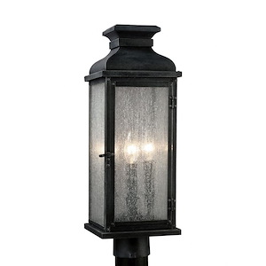 Generation Lighting-Sean Lavin-Two Light Outdoor Post Mount In Transitional Style-7 Inch Wide By 20.13 Inch Tall - 1227199