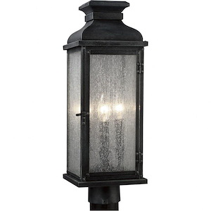 Generation Lighting-Sean Lavin-Two Light Outdoor Post Mount In Transitional Style-7 Inch Wide By 20.13 Inch Tall - 1227199