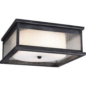 Generation Lighting-Sean Lavin-Two Light Outdoor Flush Mount In Transitional Style-13 Inch Wide By 5.88 Inch Tall - 1226898