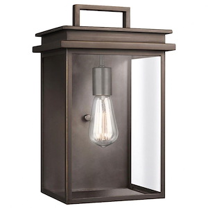 Glenview-Outdoor Wall Lantern Traditional Cast Aluminum Approved for Wet Locations in Traditional Style-9 Inch Wide by 14.75 Inch High - 1286137