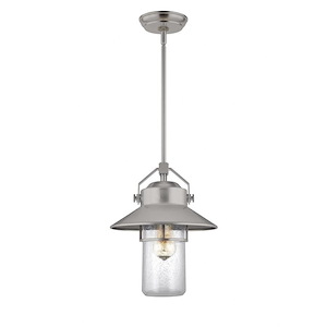 Generation Lighting-Sean Lavin-One Light Outdoor Hanging Lantern In Transitional Style-10.5 Inch Wide By 13 Inch Tall