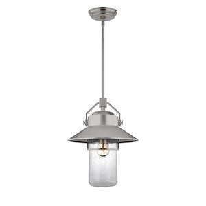 Generation Lighting-Sean Lavin-One Light Outdoor Hanging Lantern In Transitional Style-12.5 Inch Wide By 15.5 Inch Tall