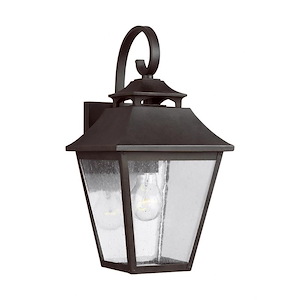 Generation Lighting-Sean Lavin-Outdoor Wall Lantern Stainless Steel In Traditional Style-8 Inch Wide By 16 Inch Tall - 1227070