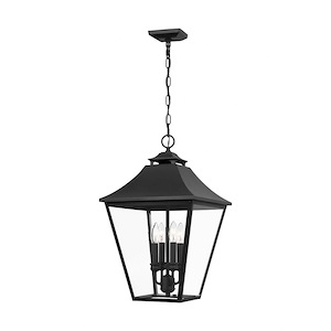 Galena - 4 Light Outdoor Small Pendant In Traditional Style-23.38 Inches Tall and 13.25 Inches Wide